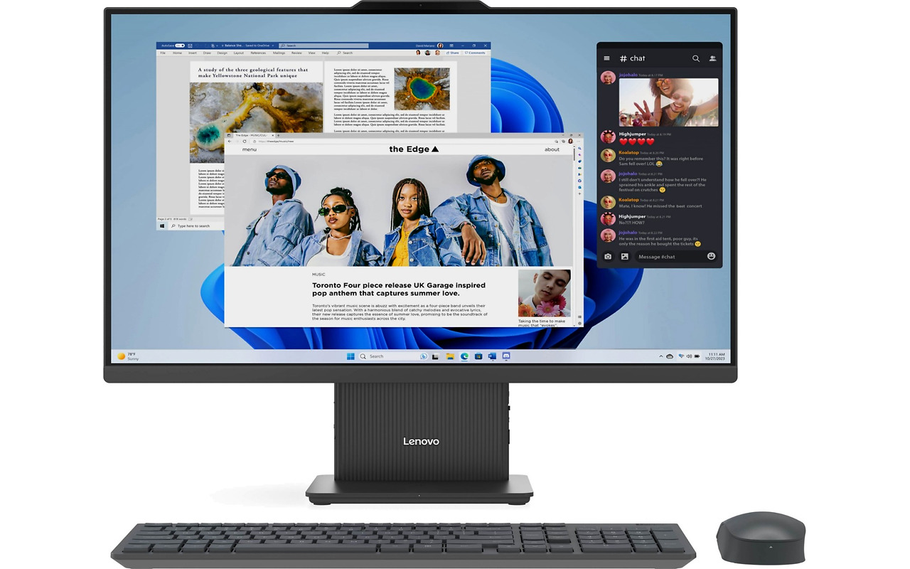 Lenovo IdeaCentre 3 27IRH9 / 27 QHD IPS / Core i7-13620H / 16GB DDR5 / 1TB SSD Grey