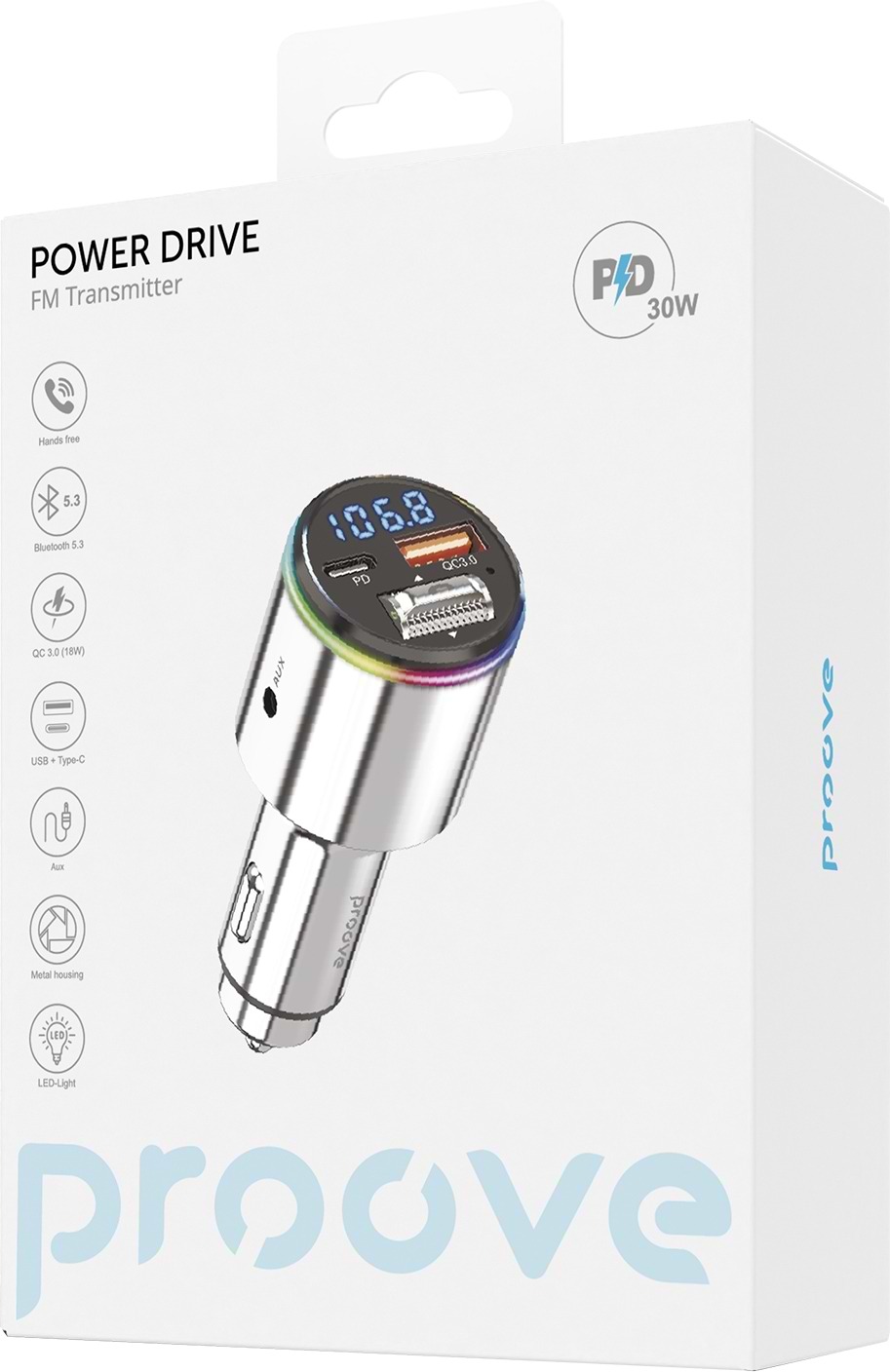Proove FM Launcher Power Drive 30W