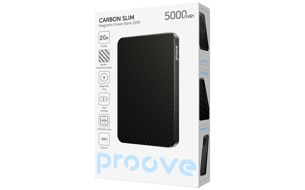 Proove Carbon Slim 20W / 5000mAh