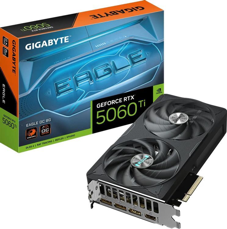 GIGABYTE GeForce RTX 5060 Ti EAGLE OC 8G / 8GB GDDR7 128bit / GV-N506TEAGLEOC-8GD