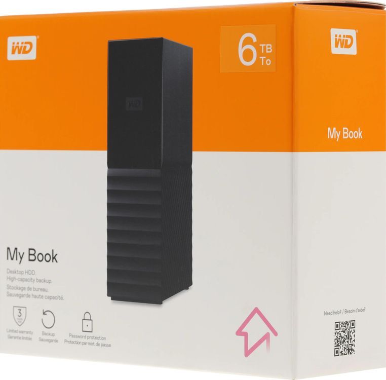 WesternDigital My Book 6TB / WDBBGB0060HBK-EESN