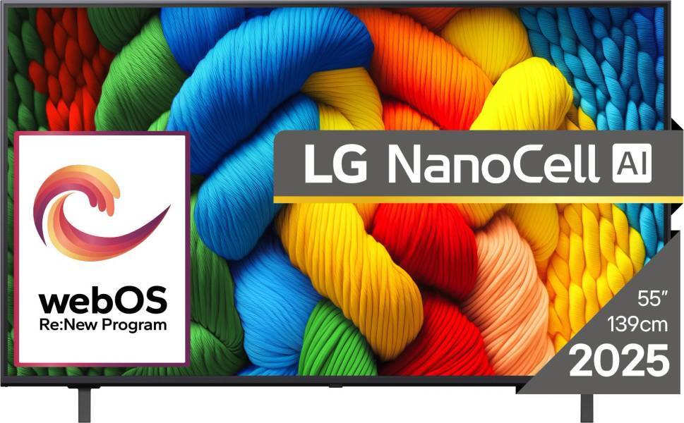 LG 55NANO80A3B / 55 4K Smart TV AI