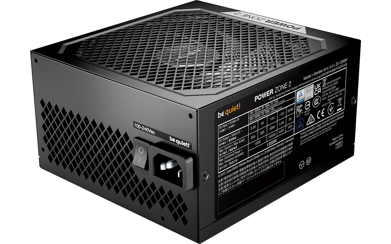 be quiet! POWER ZONE 2 80 PLUS Platinum 1200W