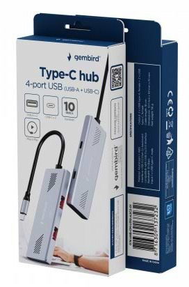 Gembird UHB-CM-U310-A2C2-01 4-port
