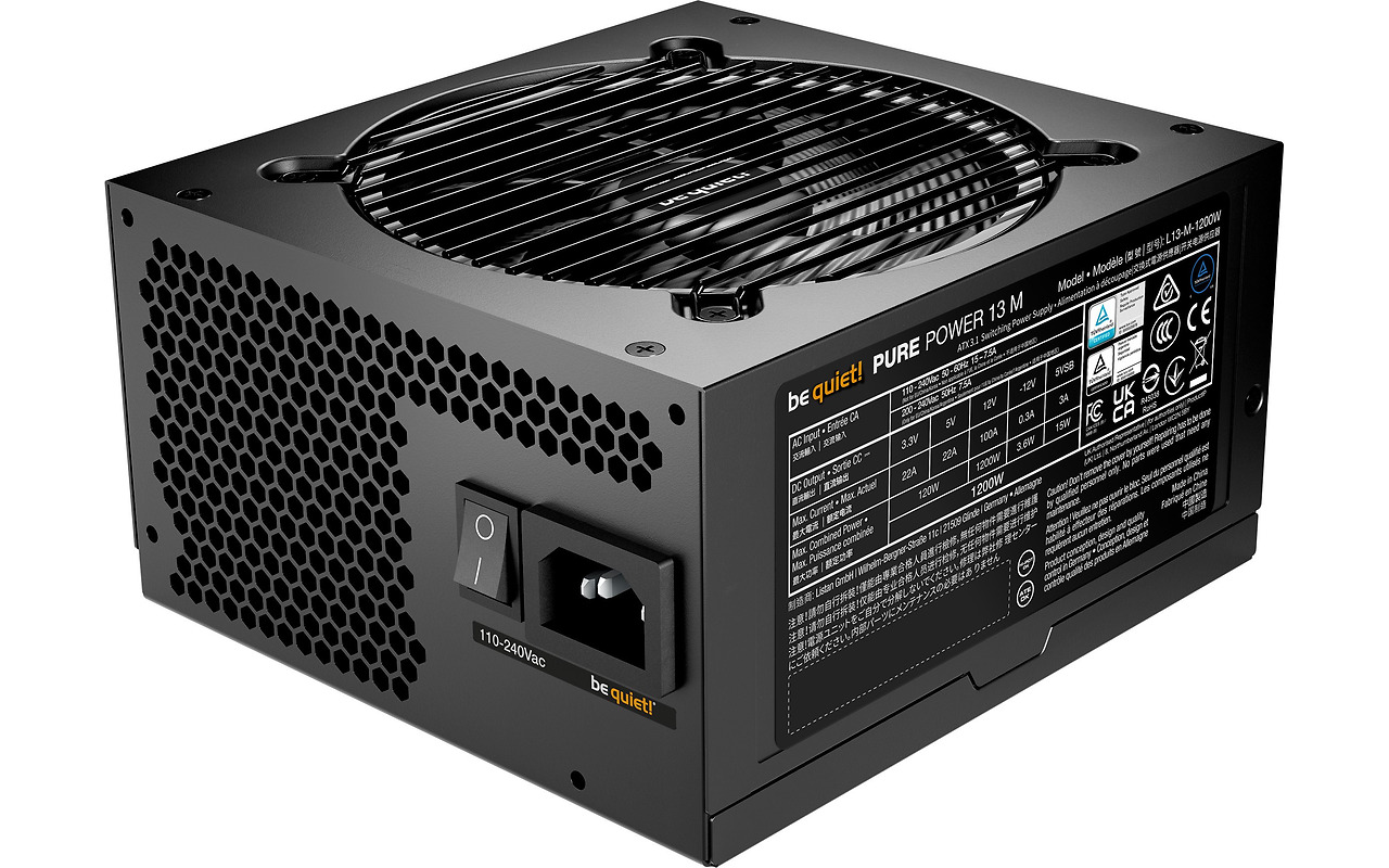 be quiet! PURE POWER 13 M 80PLUS Gold 1200W