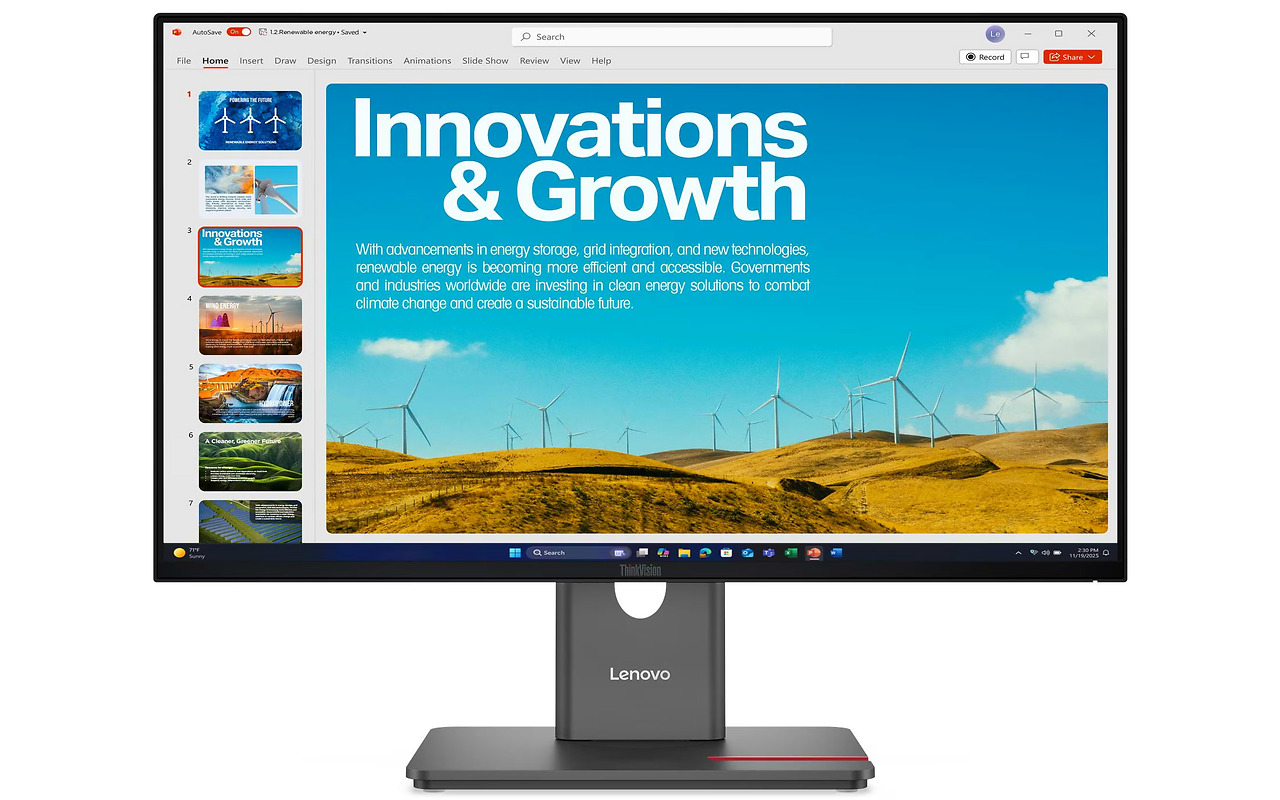 Lenovo ThinkVision P24QD-40 / 23.8 IPS 120Hz