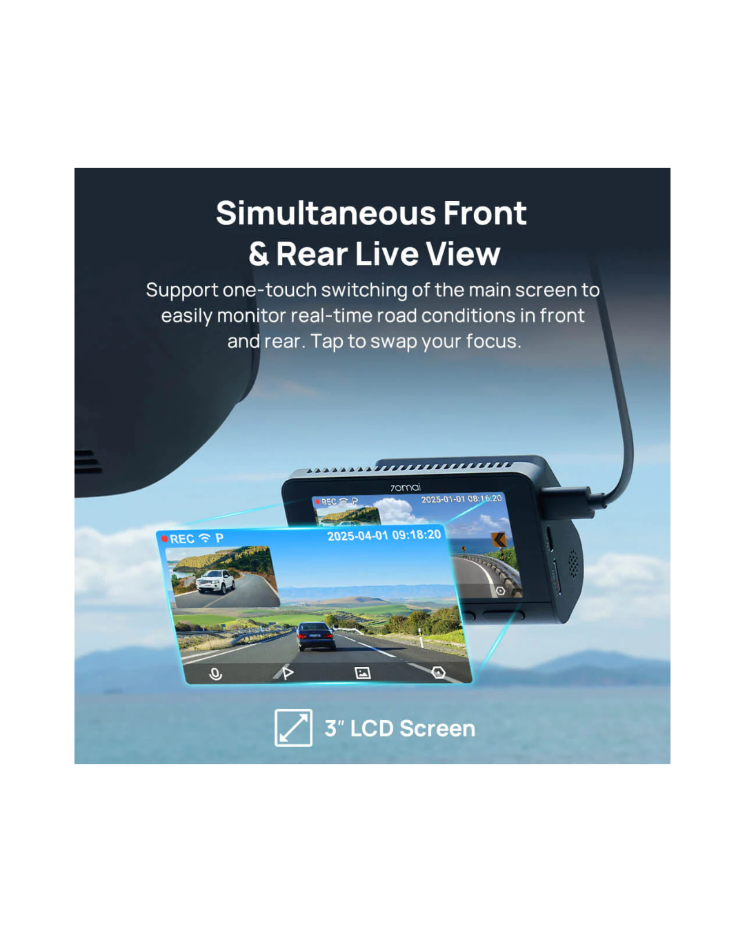 Xiaomi 70 Mai A800SE 4K Dash Cam