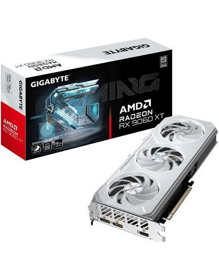 GIGABYTE Radeon RX 9060 XT 16GB Gaming OC ICE / GV-R906XGAMINGOCICE-16GD