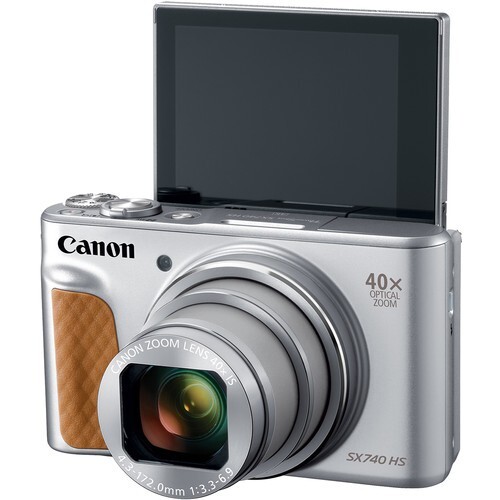 Canon PowerShot SX740 HS Lite Edition Travel Kit Silver