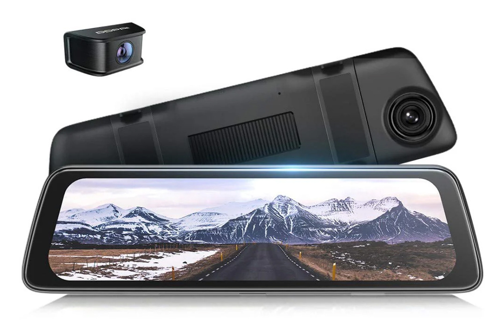DDPai Mola E3 2K Rearwiew Mirror Dash Cam with Rear Cam RC1