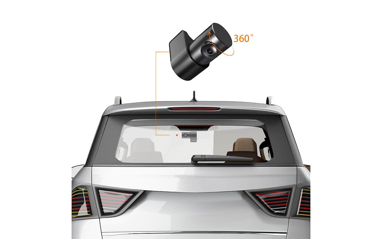 DDPai N3 Pro GPS Dash Cam with Rear Cam RC1