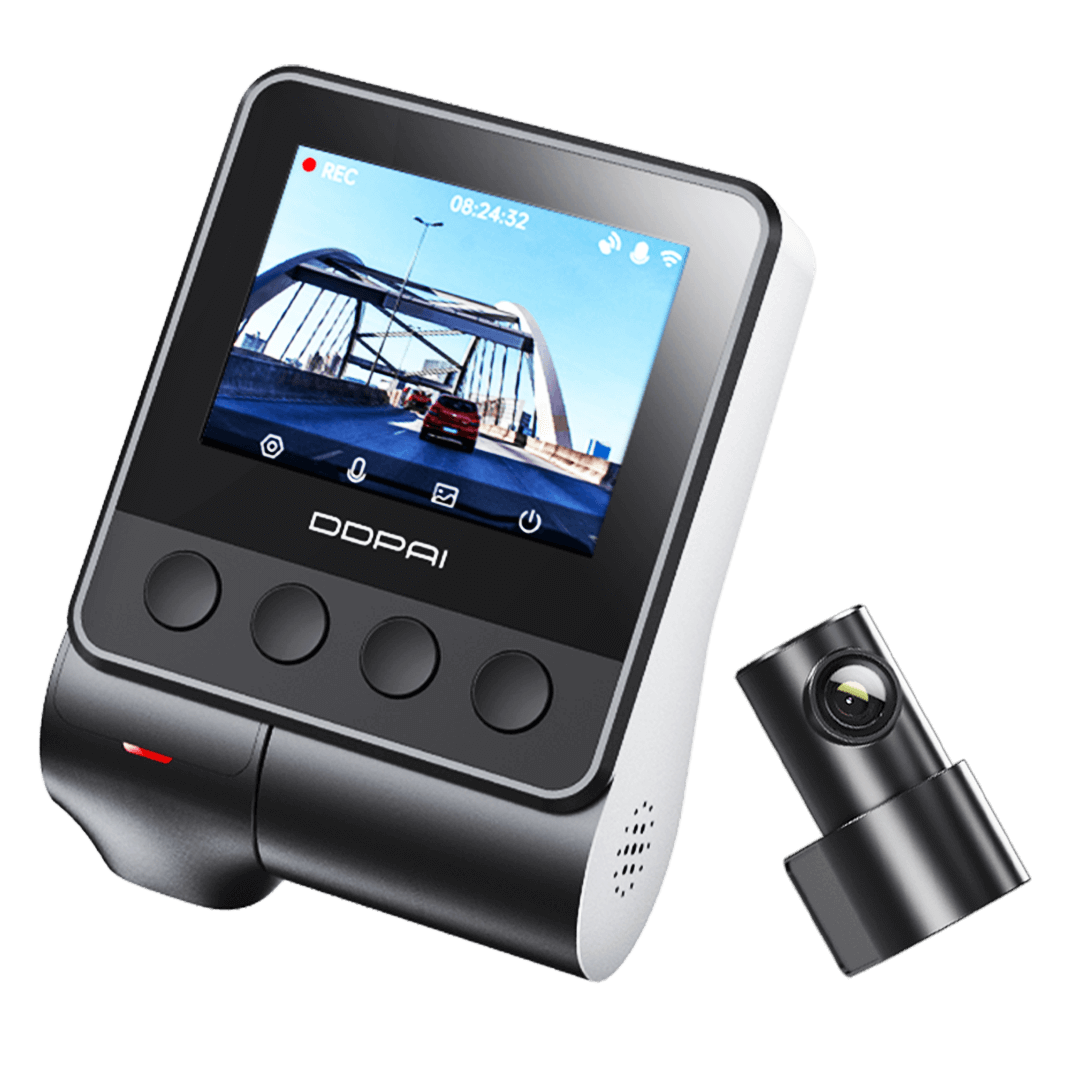 DDPai Z40 GPS 3K Dash Cam with Rear Cam RC1