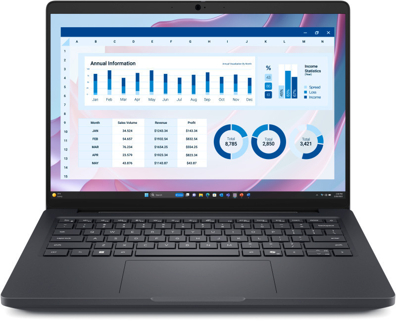 DELL Pro Max 14 MC14255 / 14 IPS FullHD+ / Ryzen AI 7 PRO 350 / 16GB LPDDR5 / 512GB SSD / Windows 11 Pro