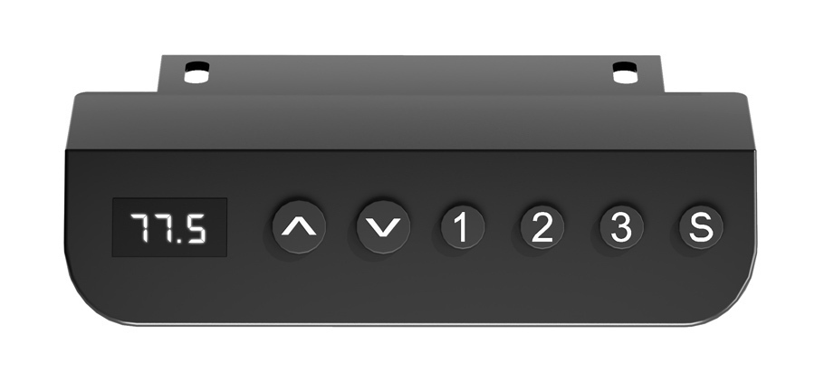 Lumi S12-22RE-B / Electric Single-Motor Sit-Stand Desk