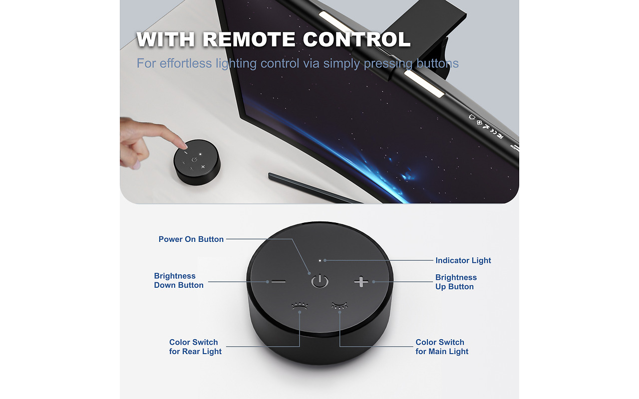LumiVida LDL16-6LV with Rear Light and Wireless Remote Control