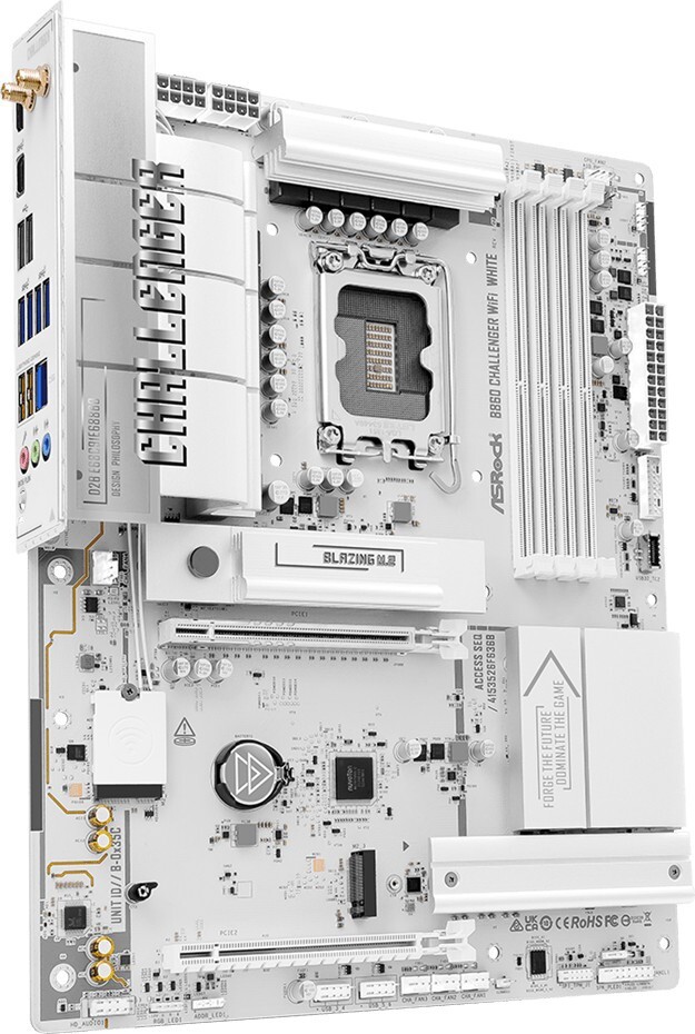 ASRock B860 CHALLENGER Wi-Fi 7 ATX WHITE