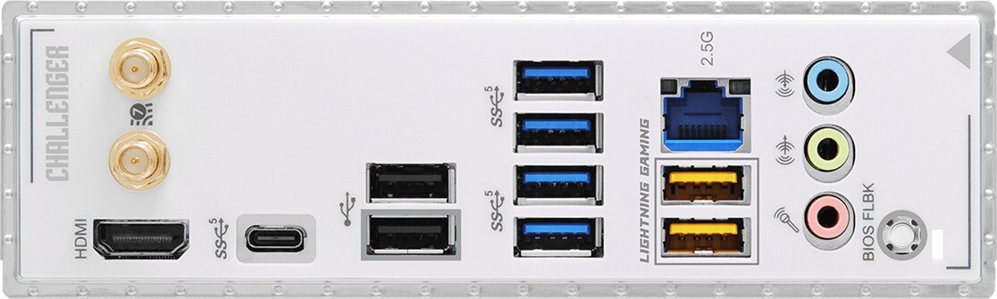 ASRock B860 CHALLENGER Wi-Fi 7 ATX WHITE