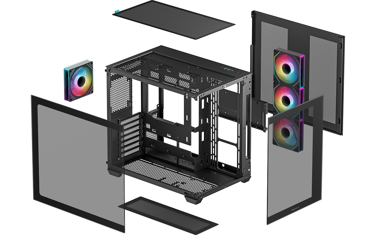 Deepcool CG530 4F ATX Black