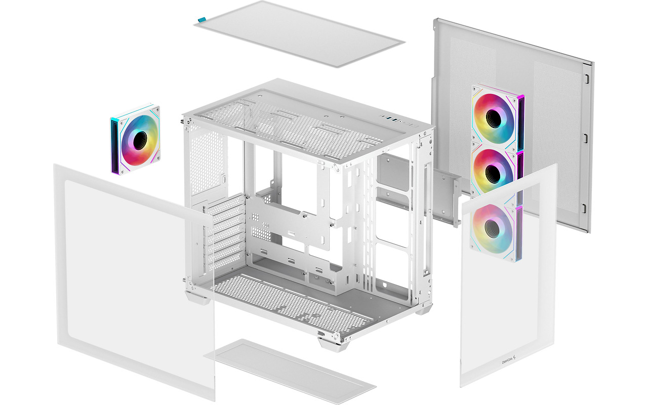 Deepcool CG530 4F ATX White