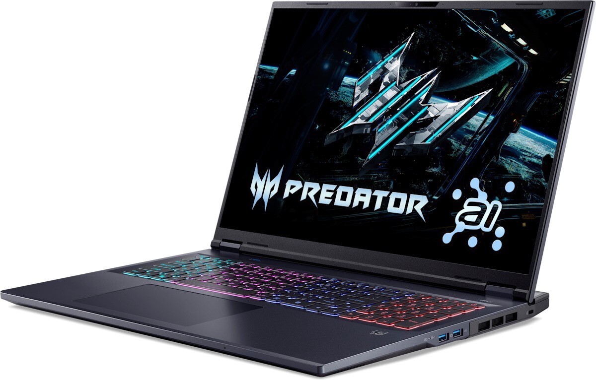 Acer Predator Helios Neo 18 AI PHN18-72 / 18 IPS WQXGA / Core Ultra 9 275HX / 32GB DDR5 / 1TB SSD / GeForce RTX 5070 8GB
