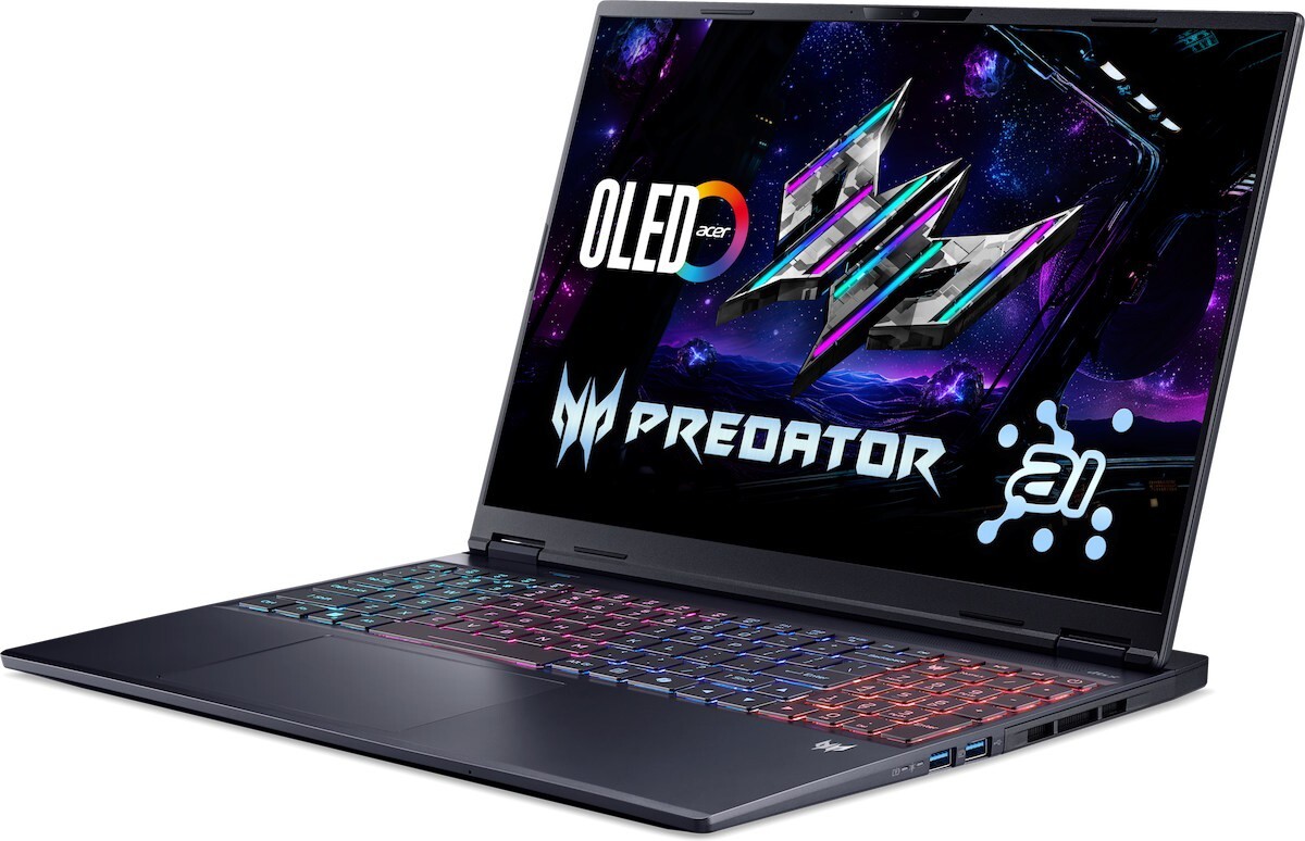 Acer Predator Helios Neo 16S AI PHN16S-71 / 16 OLED WQXGA / Core Ultra 7 255HX / 32GB DDR5 / 1TB SSD / GeForce RTX 5070 8GB