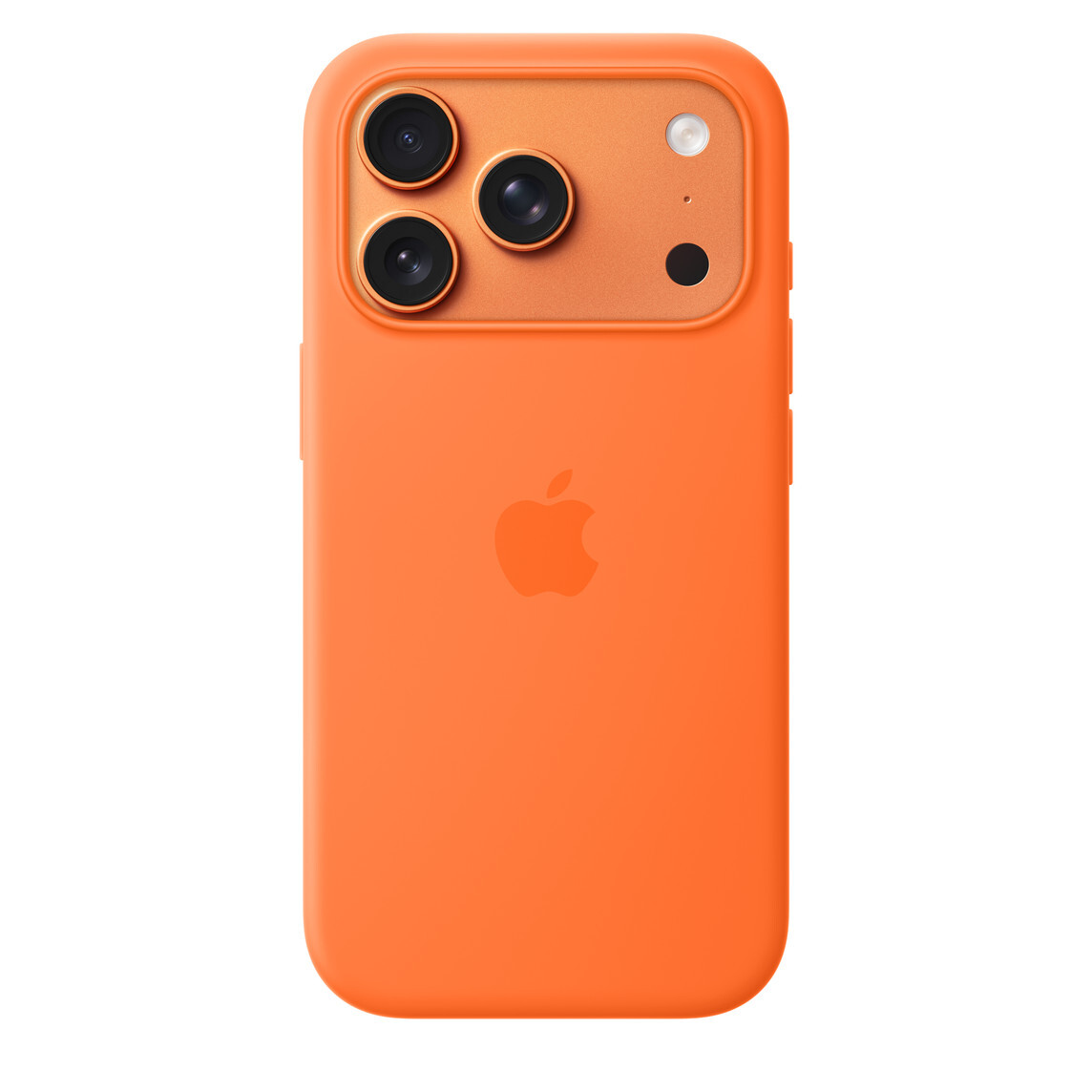 Apple Silicone Case with MagSafe for 17 Pro Orange