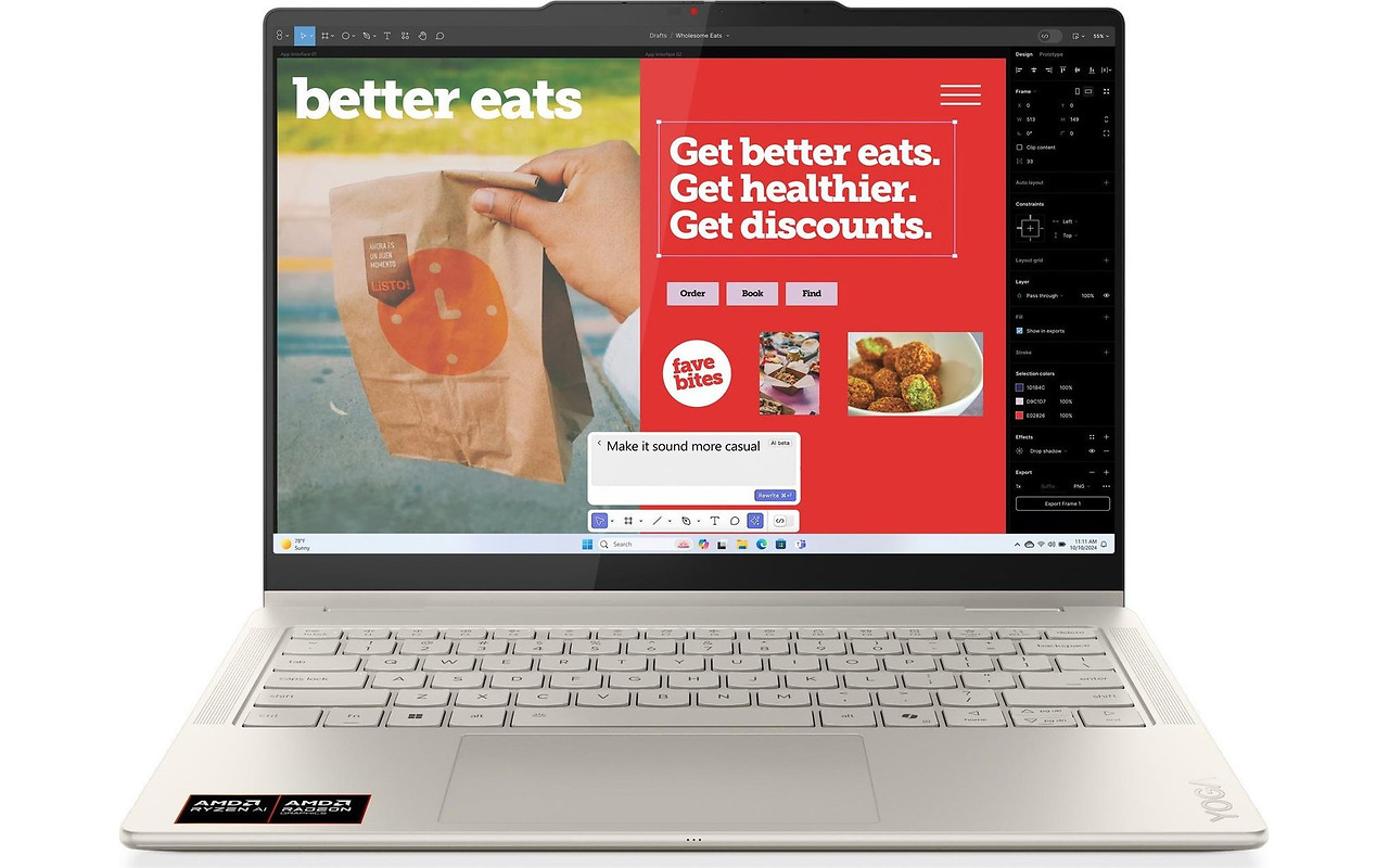 Lenovo Yoga 7 2-in-1 14AKP10 / 14 OLED FullHD / Ryzen AI 7 350 / 16GB LPDDR5 / 1TB SSD / Lenovo Yoga Pen