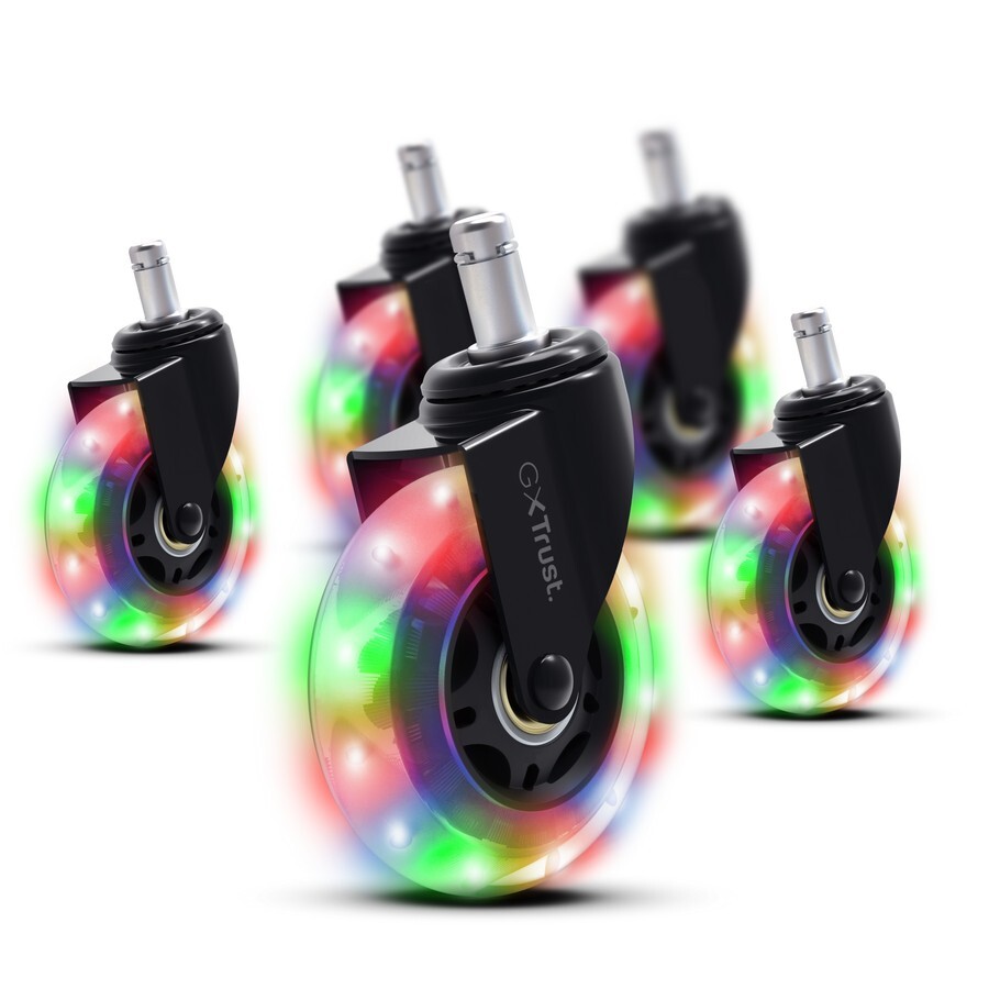 Trust GXT701 LED Gel Chair Wheels