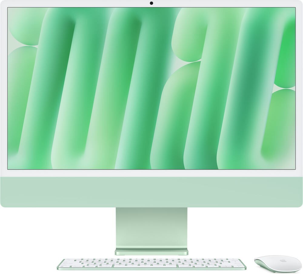 Apple iMac / 24 Retina 4.5K / M4 10-core CPU 10-core GPU / 16Gb RAM / 256Gb SSD / Mac OS Sequoia Green
