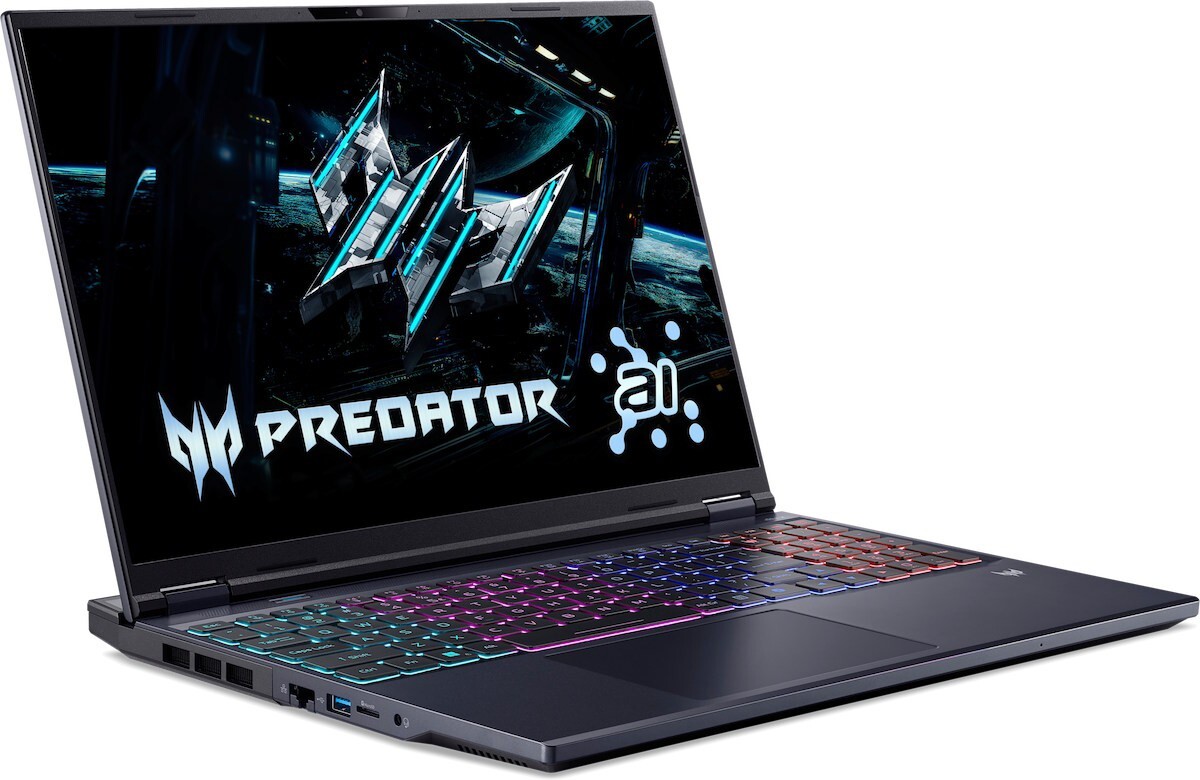 Acer Predator Helios Neo 16 AI PHN16-73 / 16 IPS WQXGA / Core Ultra 9 275HX / 32GB DDR5 / 1TB SSD / GeForce RTX 5070 8GB