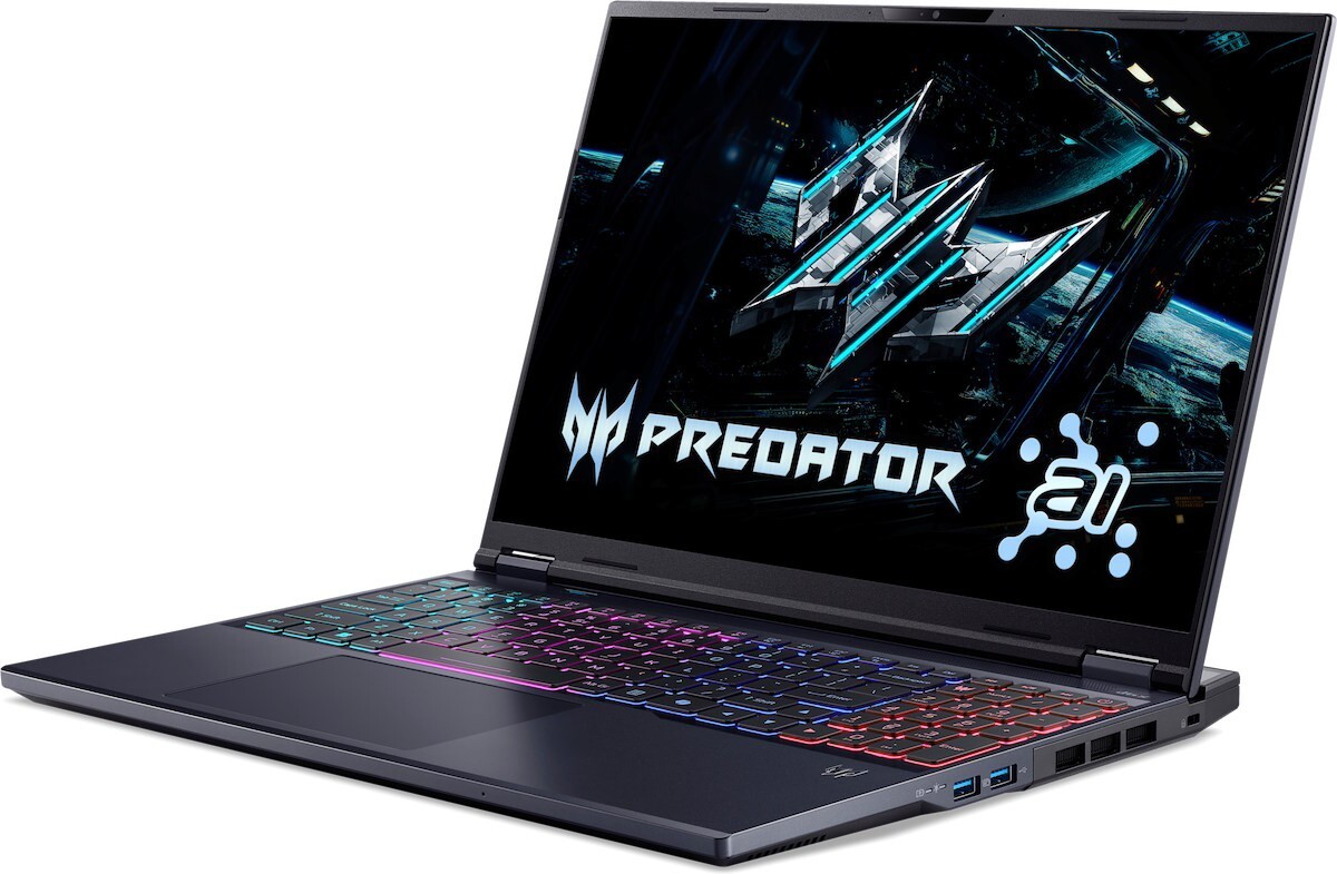 Acer Predator Helios Neo 16 AI PHN16-73 / 16 IPS WQXGA / Core Ultra 9 275HX / 32GB DDR5 / 1TB SSD / GeForce RTX 5070 8GB