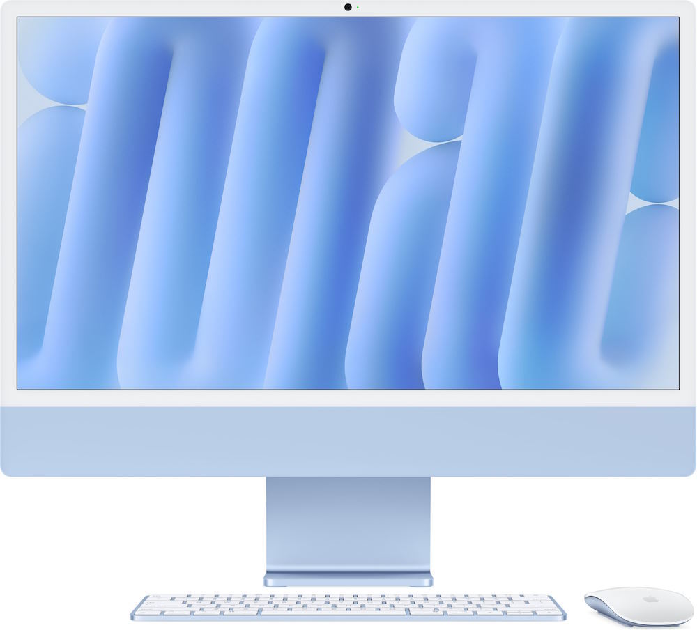 Apple iMac / 24 Retina 4.5K / Apple M4 8-core CPU 8-core GPU / 16GB RAM / 512GB SSD