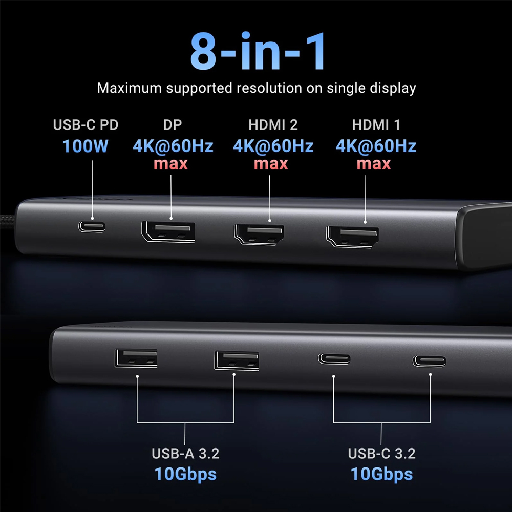 UGREEN 8in1 4K 60Hz / CM639