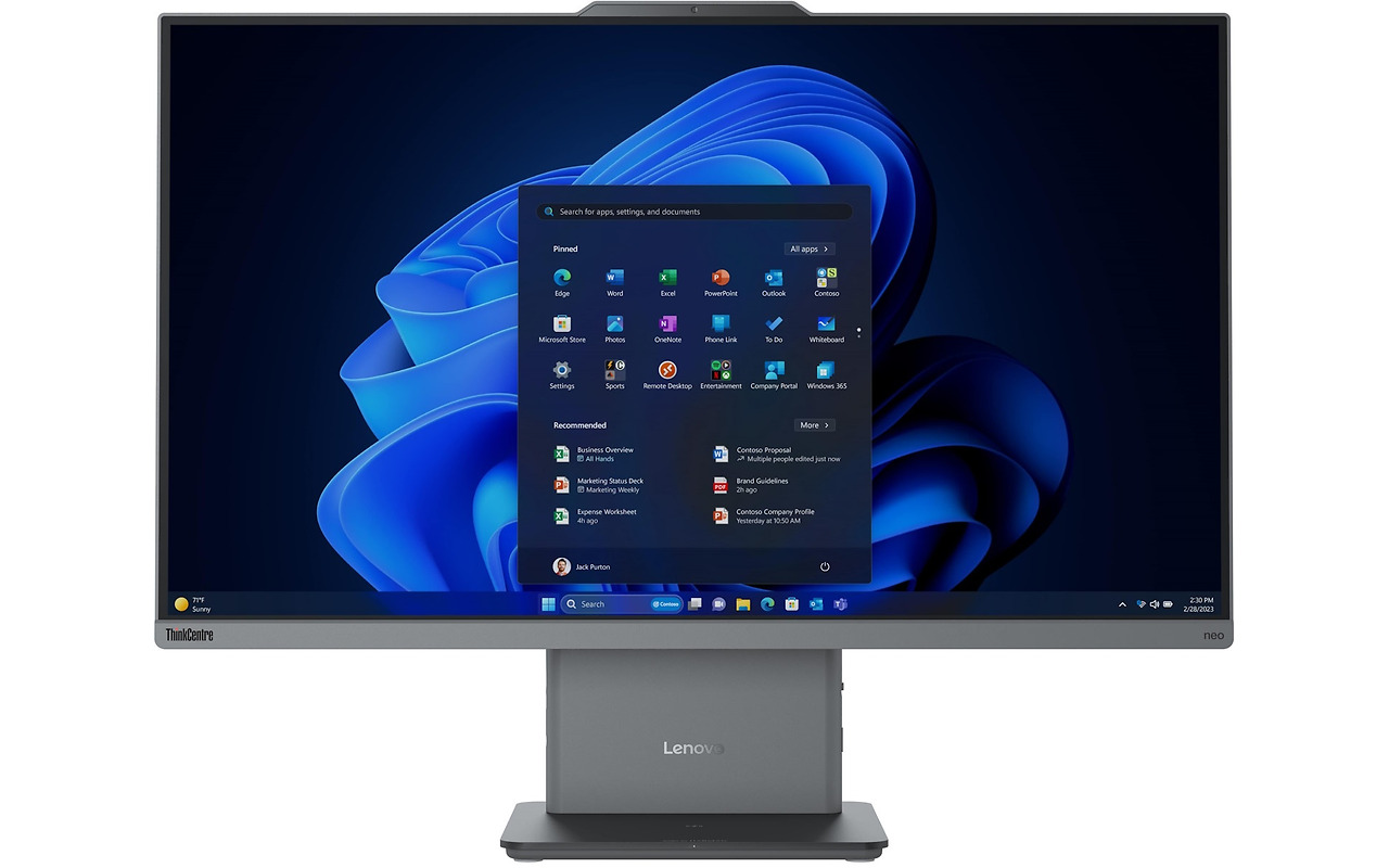 Lenovo ThinkCentre neo 50a Gen5 / 27 FullHD IPS / Core 5 210H / 16GB DDR5 / 512GB SSD Linux DOS