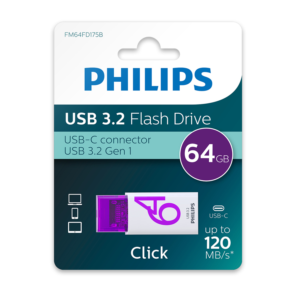 Philips FM60UT064B/93-S Type-C Port 64GB