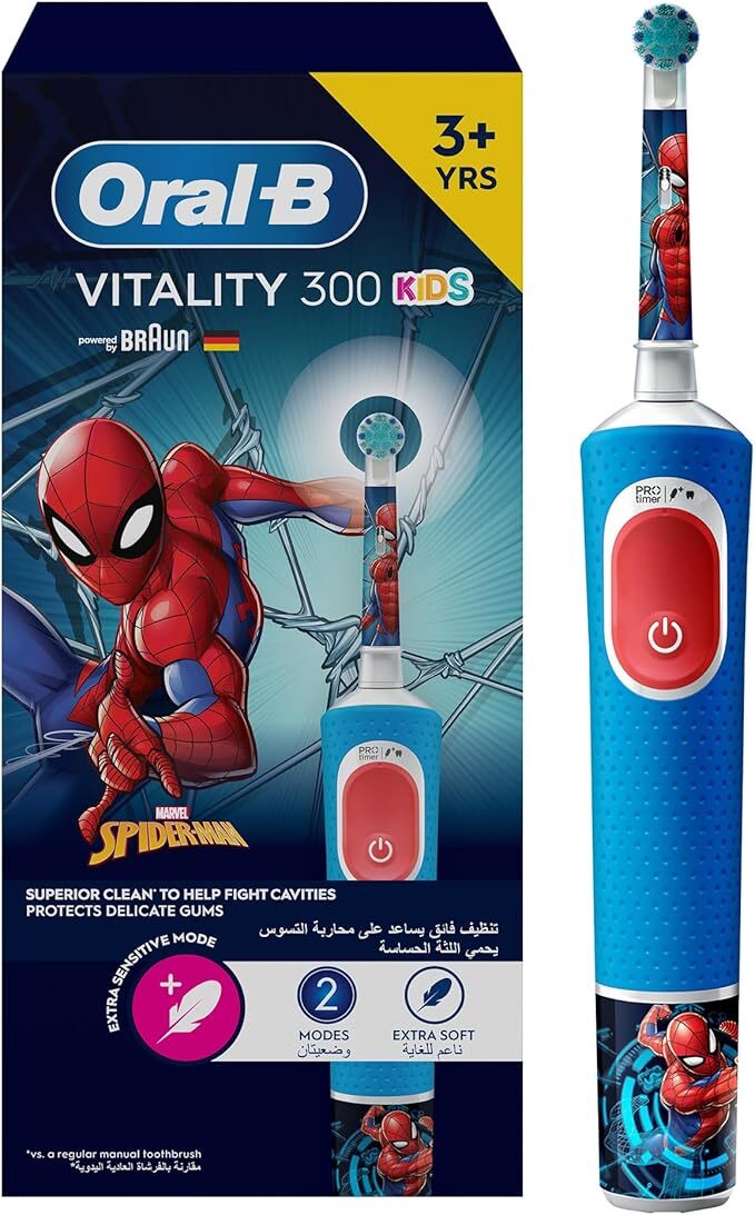 Braun Kids Vitality D103 Spiderman PRO + Brush Head