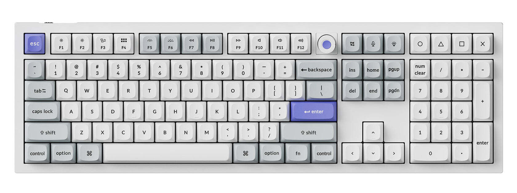 Keychron Q6 HE 8K Magnetic Switch Custom Full-Metal Mechanical / Q6HW-P1