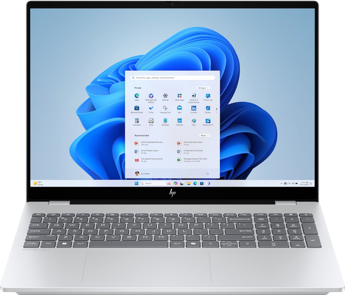 HP OmniBook 7 AI 16-bh0001ci / 16 OLED 2K / Core Ultra 7 356H / 24GB LPDDR5X / 1TB SSD / Windows 11 Home