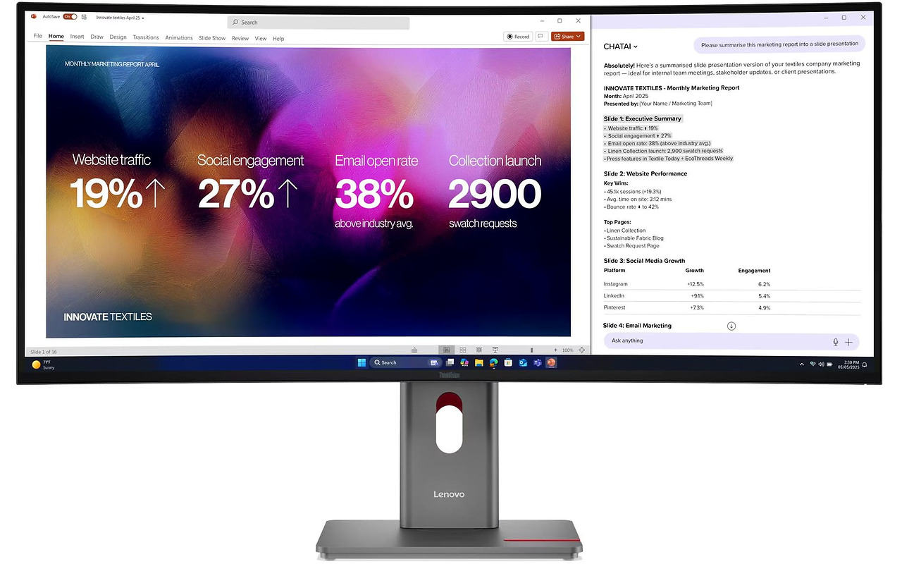 Lenovo ThinkVision P40WD-40 / 39.7 IPS