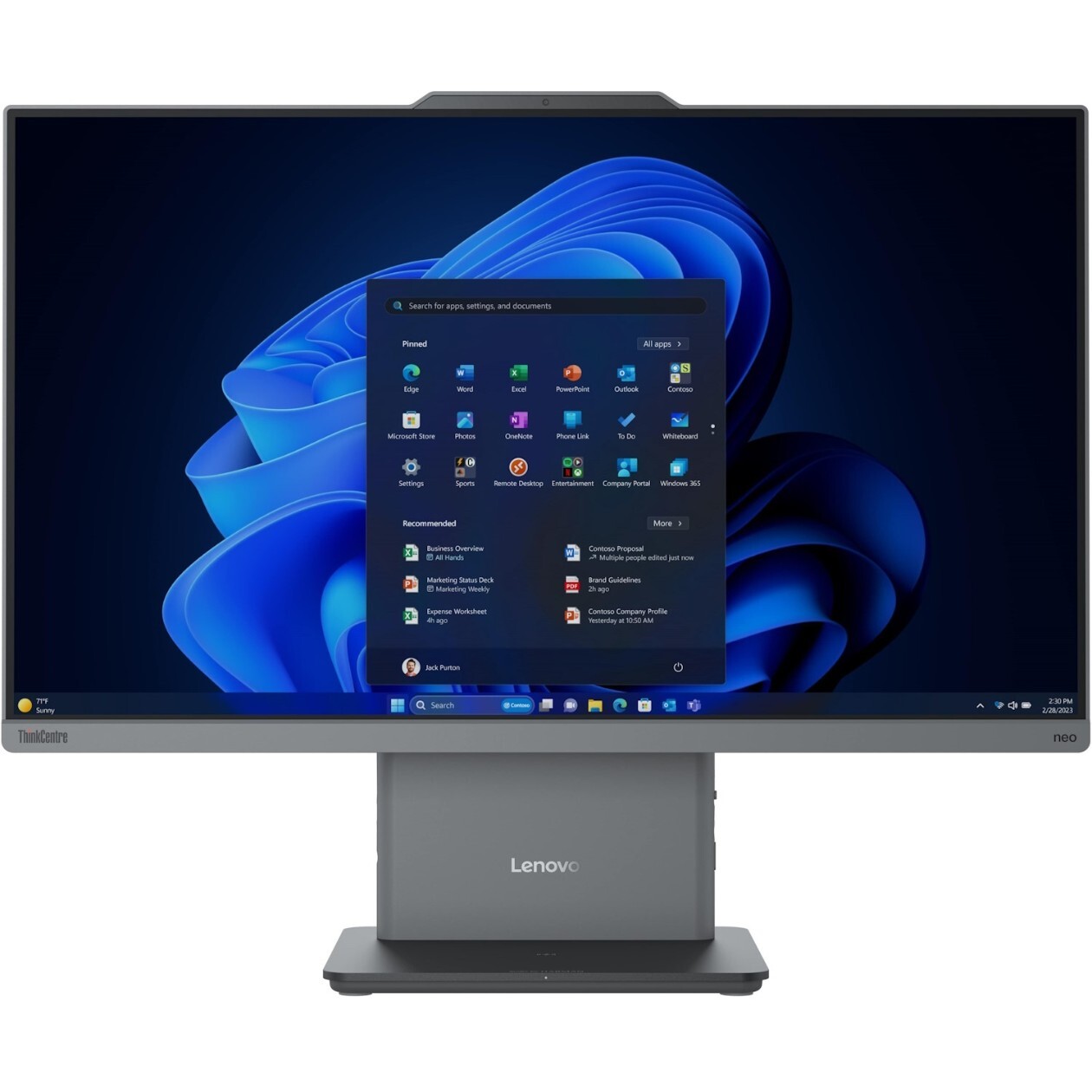Lenovo ThinkCentre neo 50a gen 5 / 27 FullHD IPS / Core i3-1315U / 8GB DDR5 / 256GB SSD