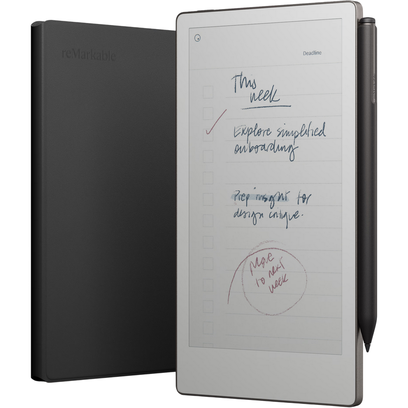 reMarkable Paper Pro Move 7.3  64GB / Marker Plus Book Folio Cover
