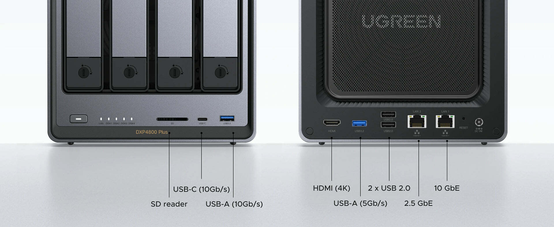 UGREEN Network Attached Storage DXP4800 Plus / Diskless