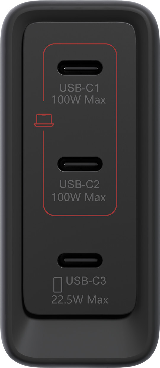 Lenovo 40AW100BEU Multi-port GaN Charger 100W
