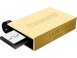 USB Transcend JetFlash 380G 32Gb / OTG / USB2.0 + Micro-USB / Gold
