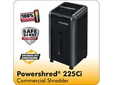 Fellowes Powershred 225Ci DIN Level P-4, Cross4х51mm, Capacit.20sheets