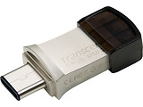USB Transcend JetFlash 890 64GB / OTG / USB3.1 + Type-C / Silver