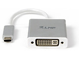 LMP USB-C to DVI adapter aluminum housing Silver