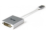 LMP USB-C to DVI adapter aluminum housing Silver
