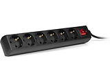 Surge Protector Sven Optima Base / 6 Sockets / 3.0m / Black
