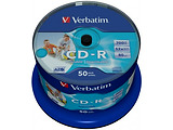 Verbatim 700MB 52x 50cake AZO Printable NO ID Brand 43438